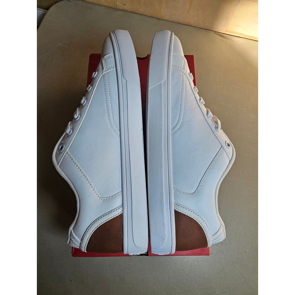 Levis Jeffrey 501 Tumbled UL Mens White Tan Sneakers Shoes 10.5 519495-71X1 - Picture 6 of 12